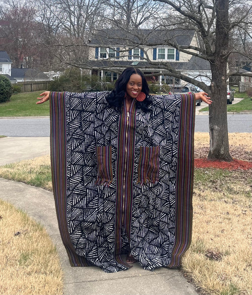 Full Length Kimono with Zipper