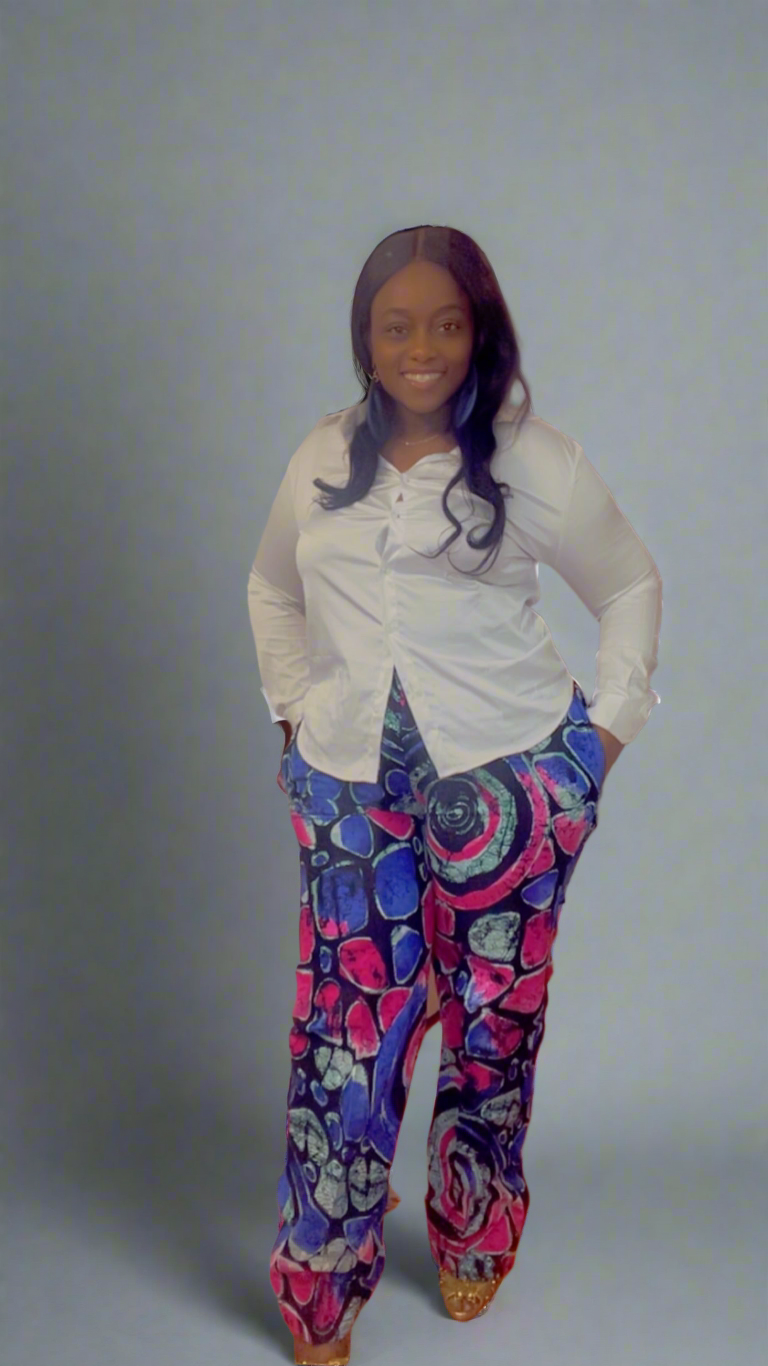 Two Piece Kimono and Pants Set Size 12-14