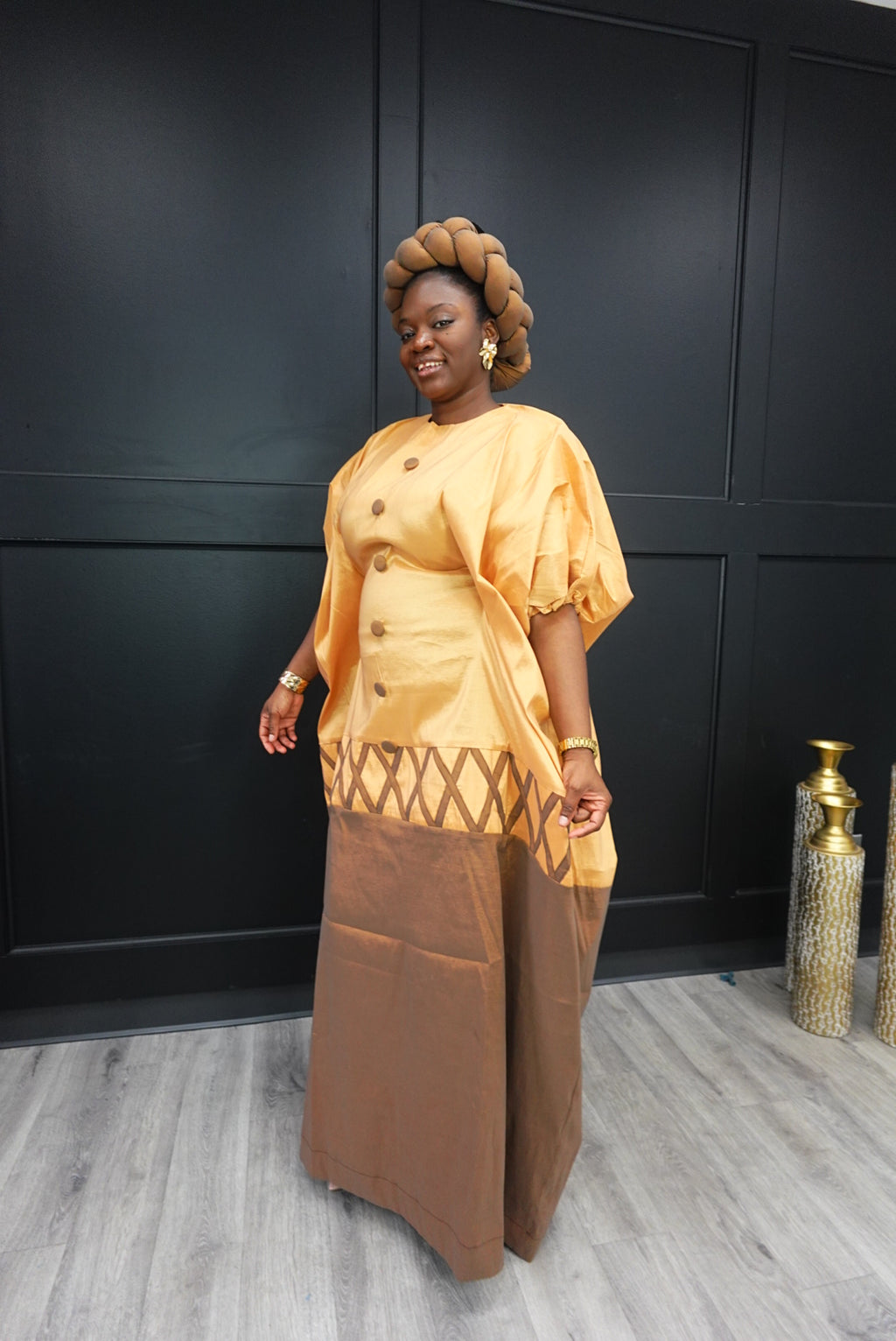 Two Toned Dry Silk Bubu