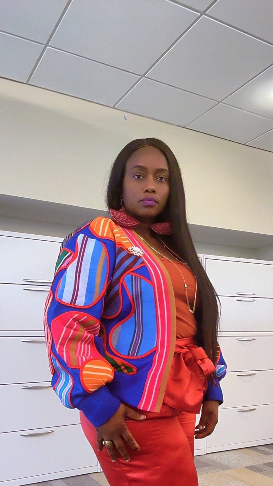 Aso Oke Patchwork Jacket