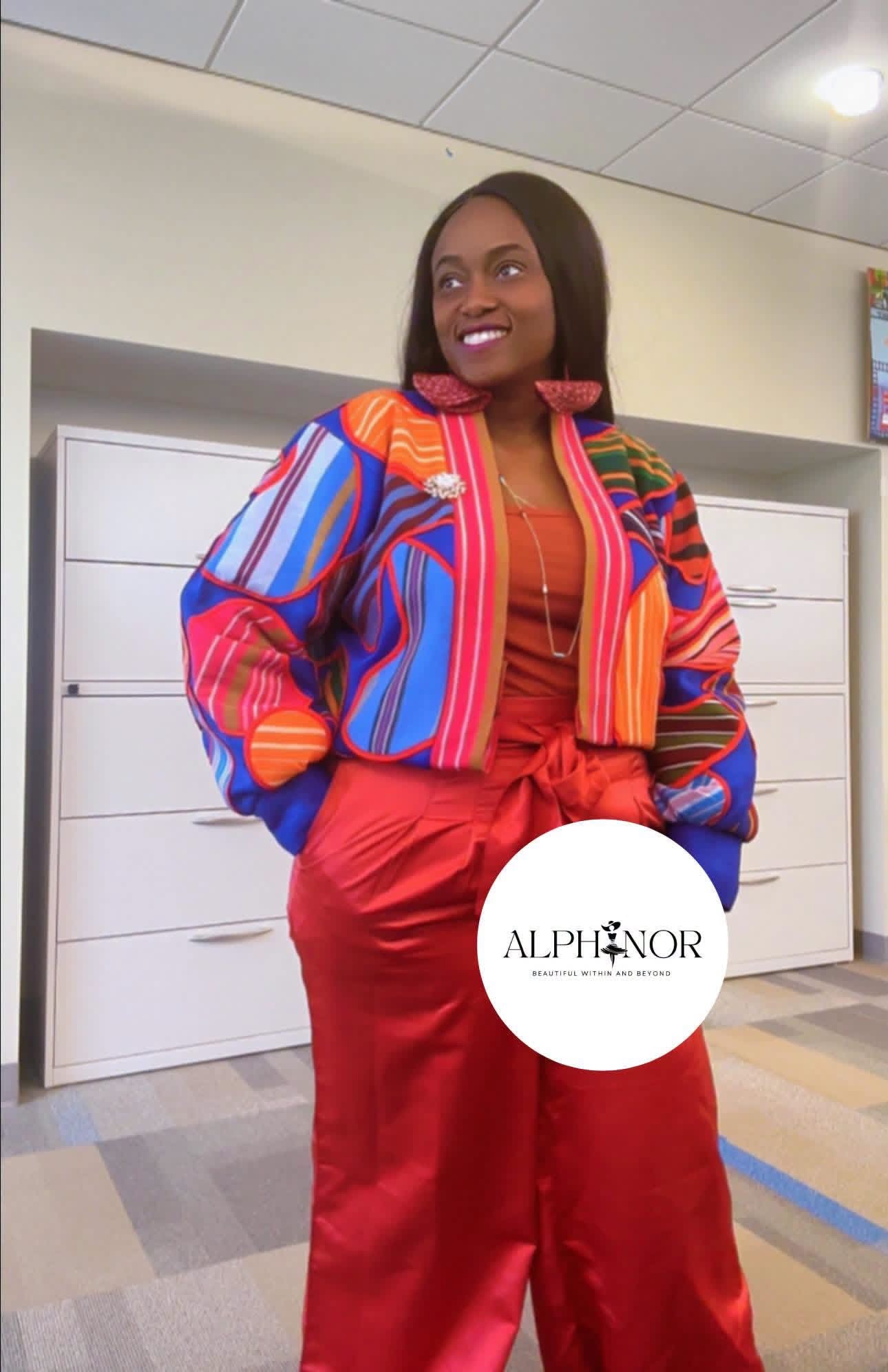 Aso Oke Patchwork Jacket