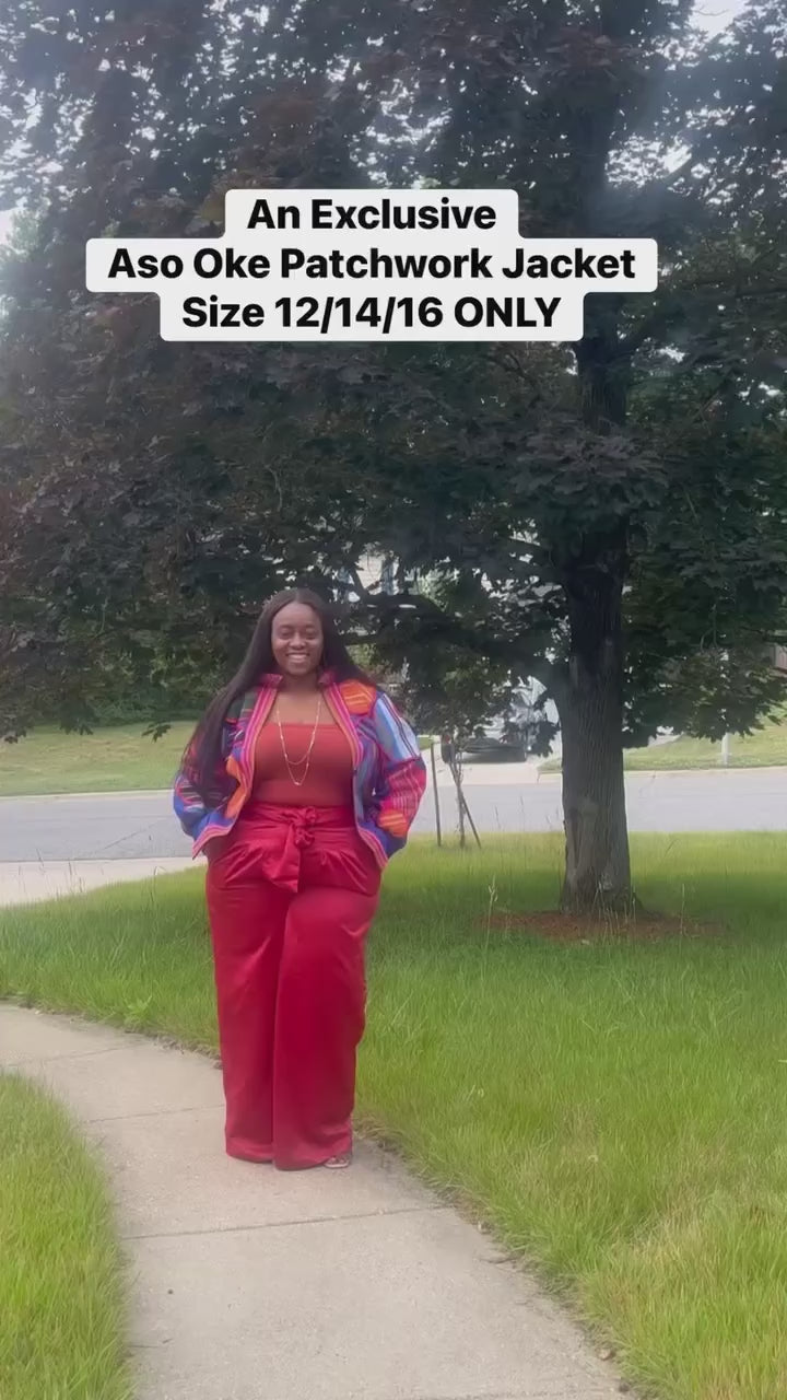 Aso Oke Patchwork Jacket